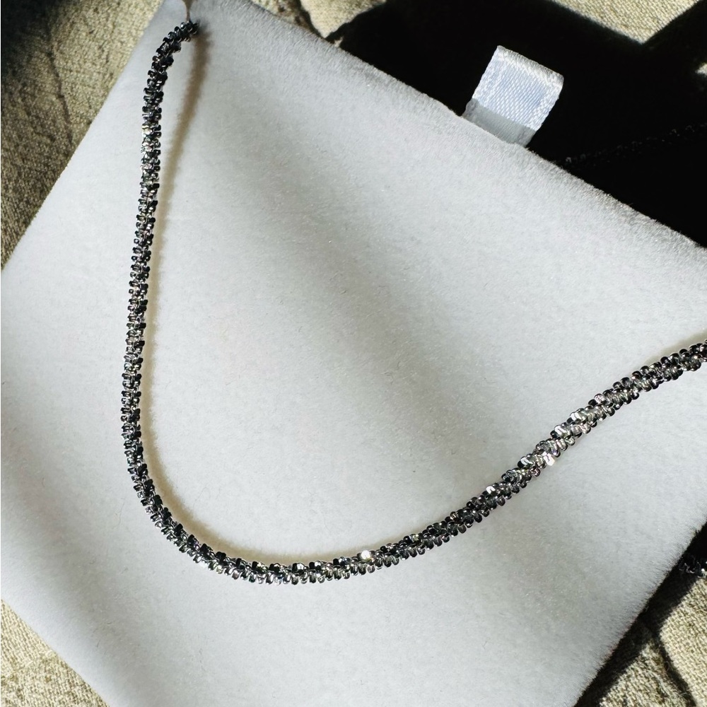 Sparkling Silver Necklace